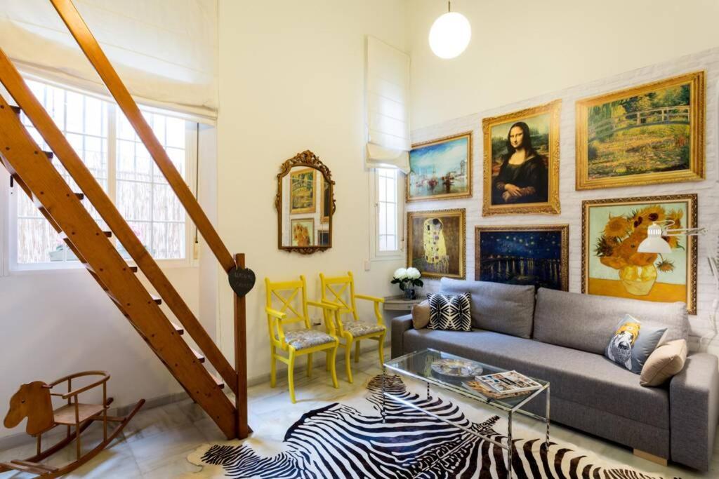 Pretty Duplex In Bohemian District-City Center Sevilla Eksteriør billede
