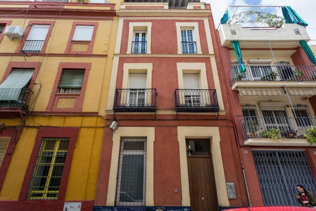 Pretty Duplex In Bohemian District-City Center Sevilla Eksteriør billede