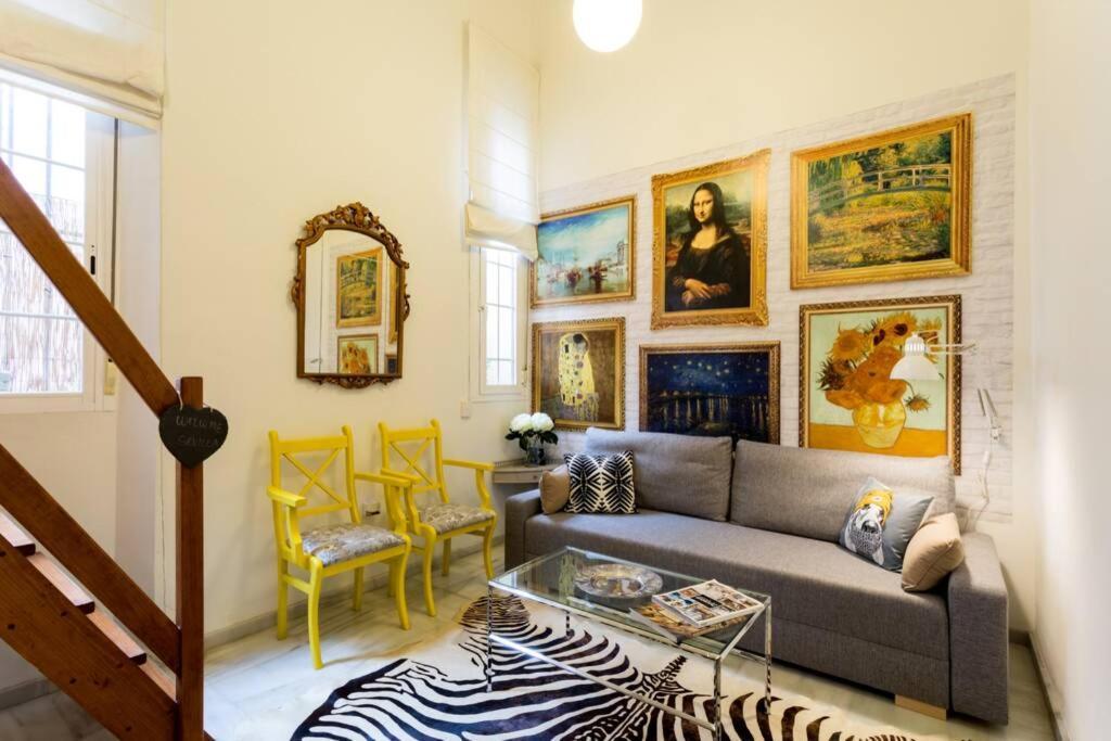 Pretty Duplex In Bohemian District-City Center Sevilla Eksteriør billede